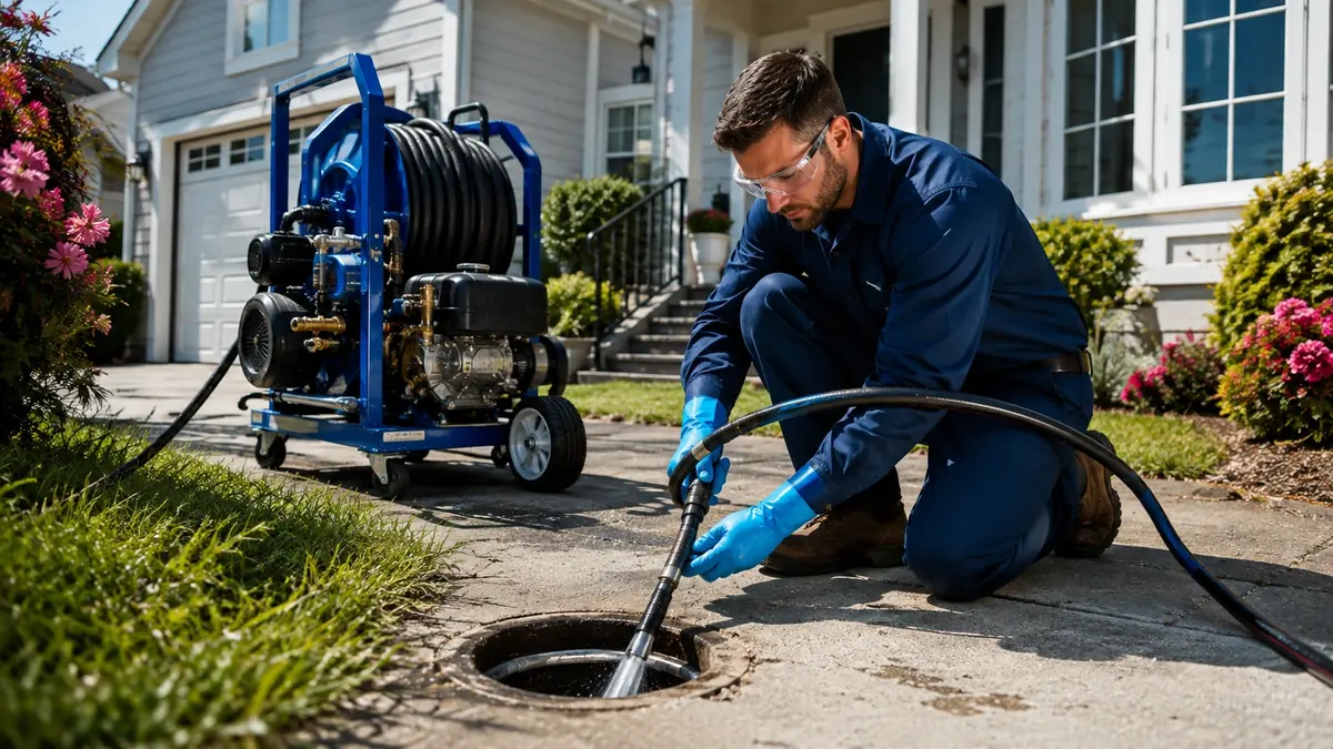 Residential Hydro Jet Drain Cleaning in Menlo Park